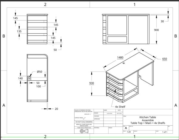 Custom-Built Kitchen Unit with Convection Oven & Full-Size Dishwasher - Image 2