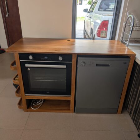 Custom-Built Kitchen Unit with Convection Oven & Full-Size Dishwasher