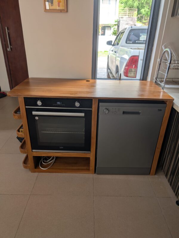 Custom-Built Kitchen Unit with Convection Oven & Full-Size Dishwasher