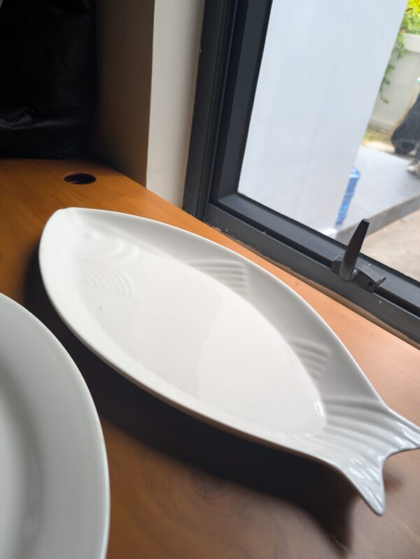 Large Ceramic Serving Plates - Image 2