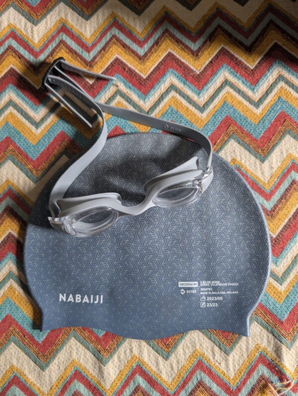 Product Title: Swimming Goggles & Cap - Image 2