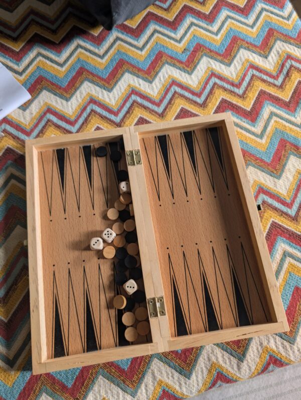 Mini Chess & Backgammon Game Set - Image 2